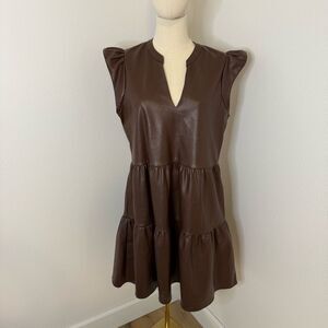 Evereve Brown Mini Dress